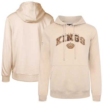 Men's Levelwear Khaki Los Angeles Kings Pullover Hoodie