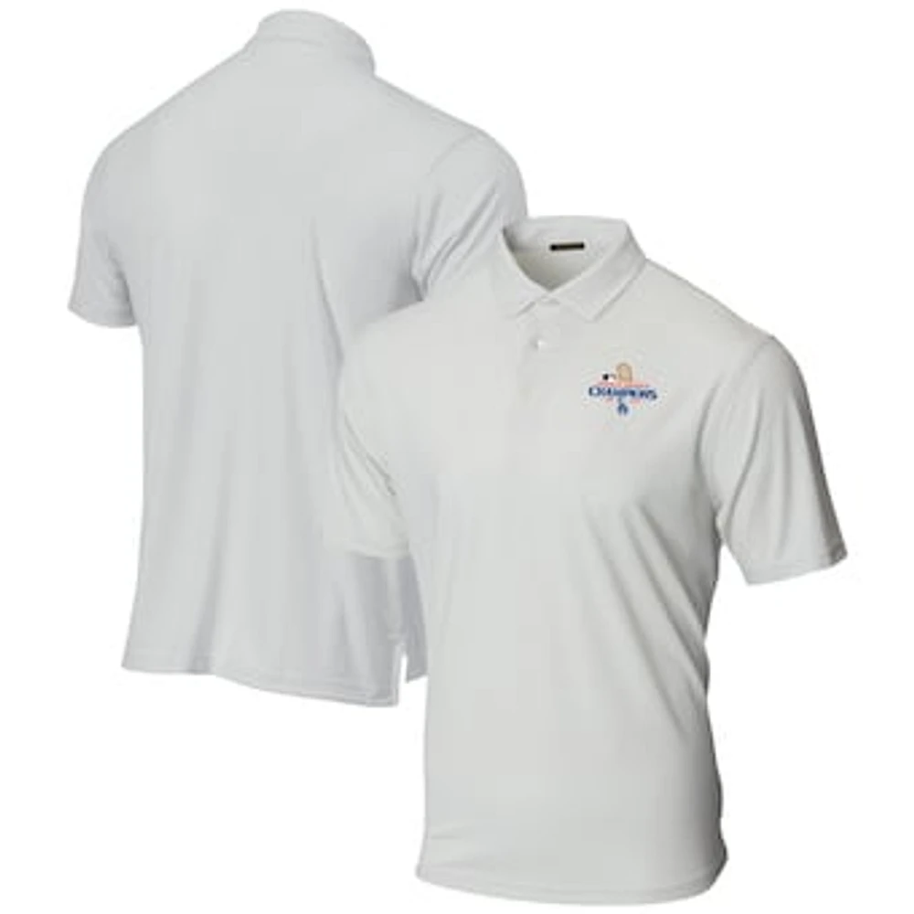 Men's White Los Angeles Dodgers 2024 World Series Champions Butter Stripe Polo