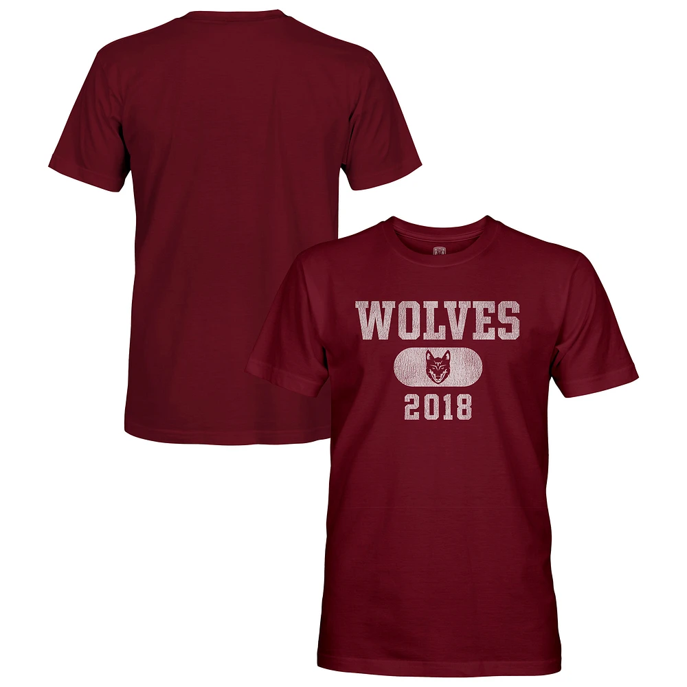 Men's 1863FC Maroon Chattanooga Red Wolves Capsule T-Shirt