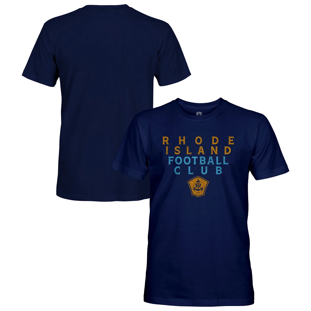 Men's 1863FC Navy Rhode Island FC Cotton T-Shirt
