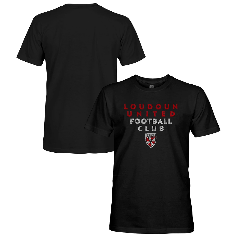 Men's 1863FC Black Loudoun United FC Short Sleeve Cotton T-Shirt