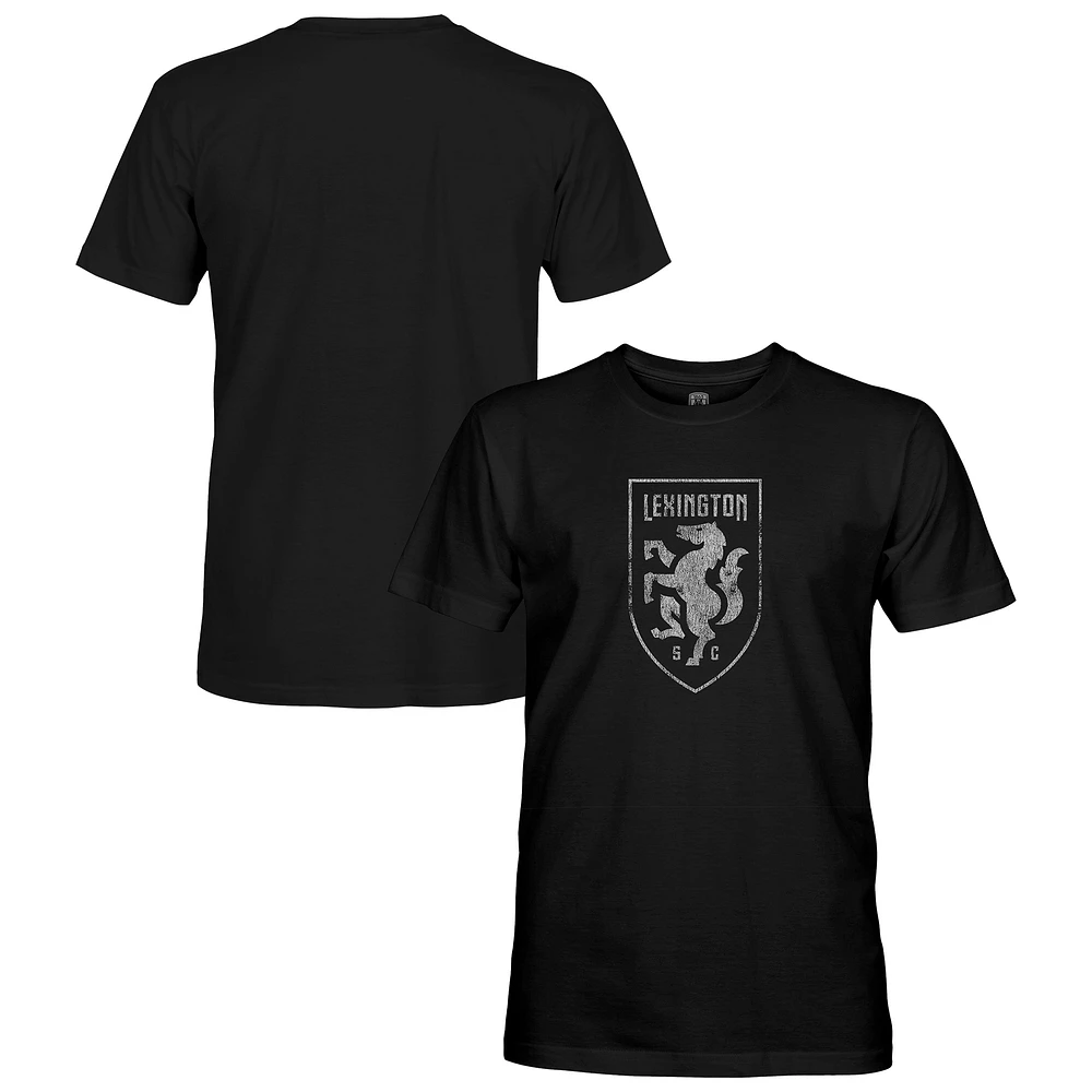 Men's 1863FC Black Lexington Legends Badge Short Sleeve T-Shirt