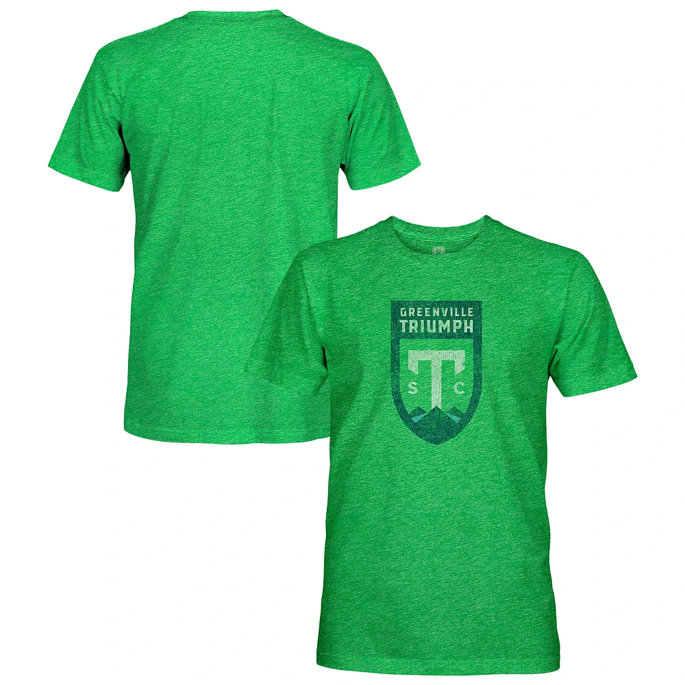 Men's 1863FC Green Greenville Triumph Vintage Tri-Blend T-Shirt