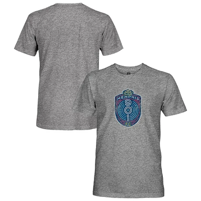Men's 1863FC Heather Gray Memphis 901 FC Vintage Tri-Blend T-Shirt
