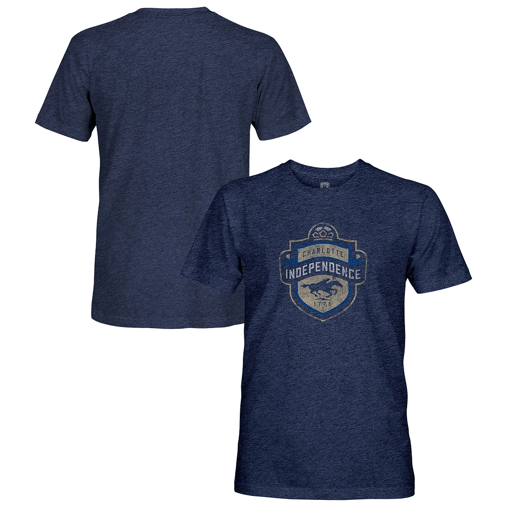 Men's 1863FC Navy Charlotte Independence Vintage Tri-Blend T-Shirt
