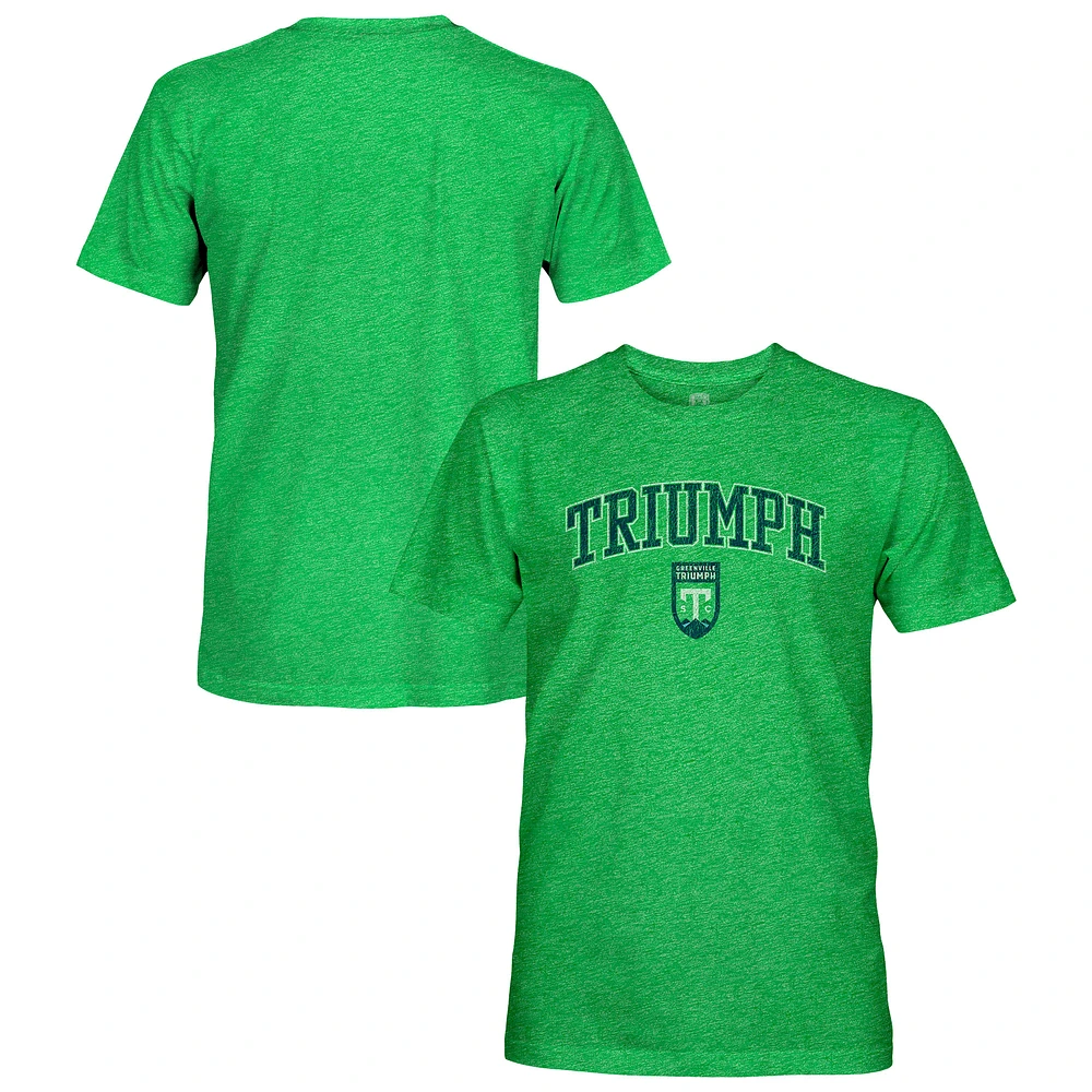 Men's 1863FC Green Greenville Triumph Vintage Tri-Blend Short Sleeve T-Shirt