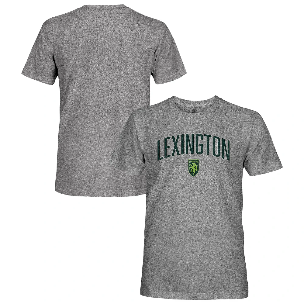 Men's 1863FC Heather Gray Lexington Legends Vintage Tri-Blend Short Sleeve T-Shirt