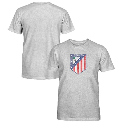 Youth 1863FC Heather Gray Atletico de Madrid Short Sleeve T-Shirt