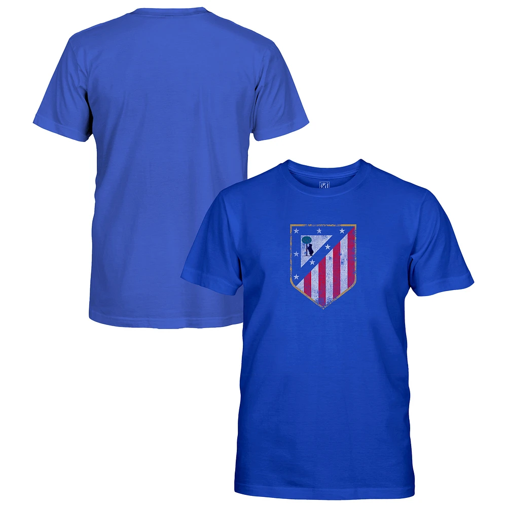 Youth 1863FC Blue Atletico de Madrid Short Sleeve T-Shirt