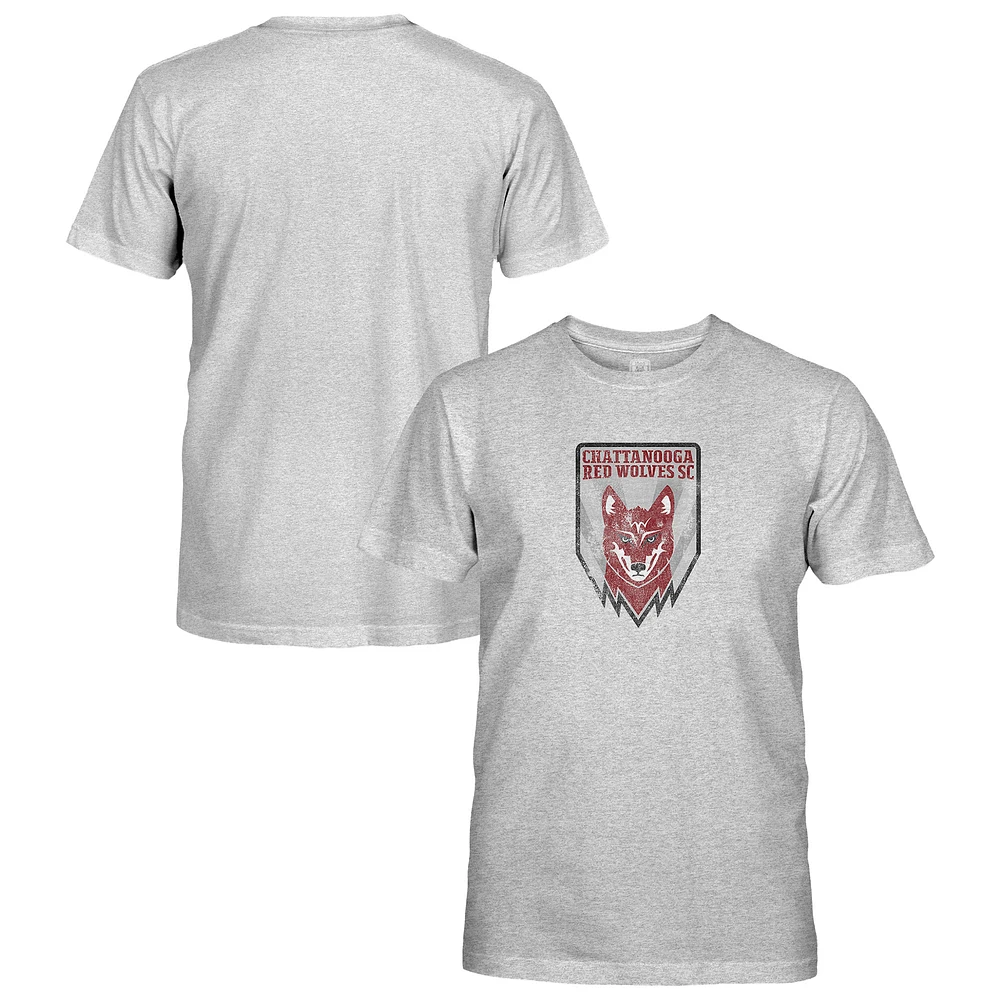 Youth 1863FC Heather Gray Chattanooga Red Wolves Short Sleeve T-Shirt