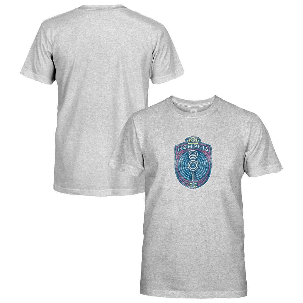 Youth 1863FC Heather Gray Memphis 901 FC Short Sleeve T-Shirt