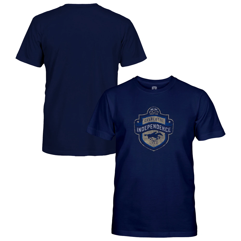 Youth 1863FC Navy Charlotte Independence Short Sleeve T-Shirt
