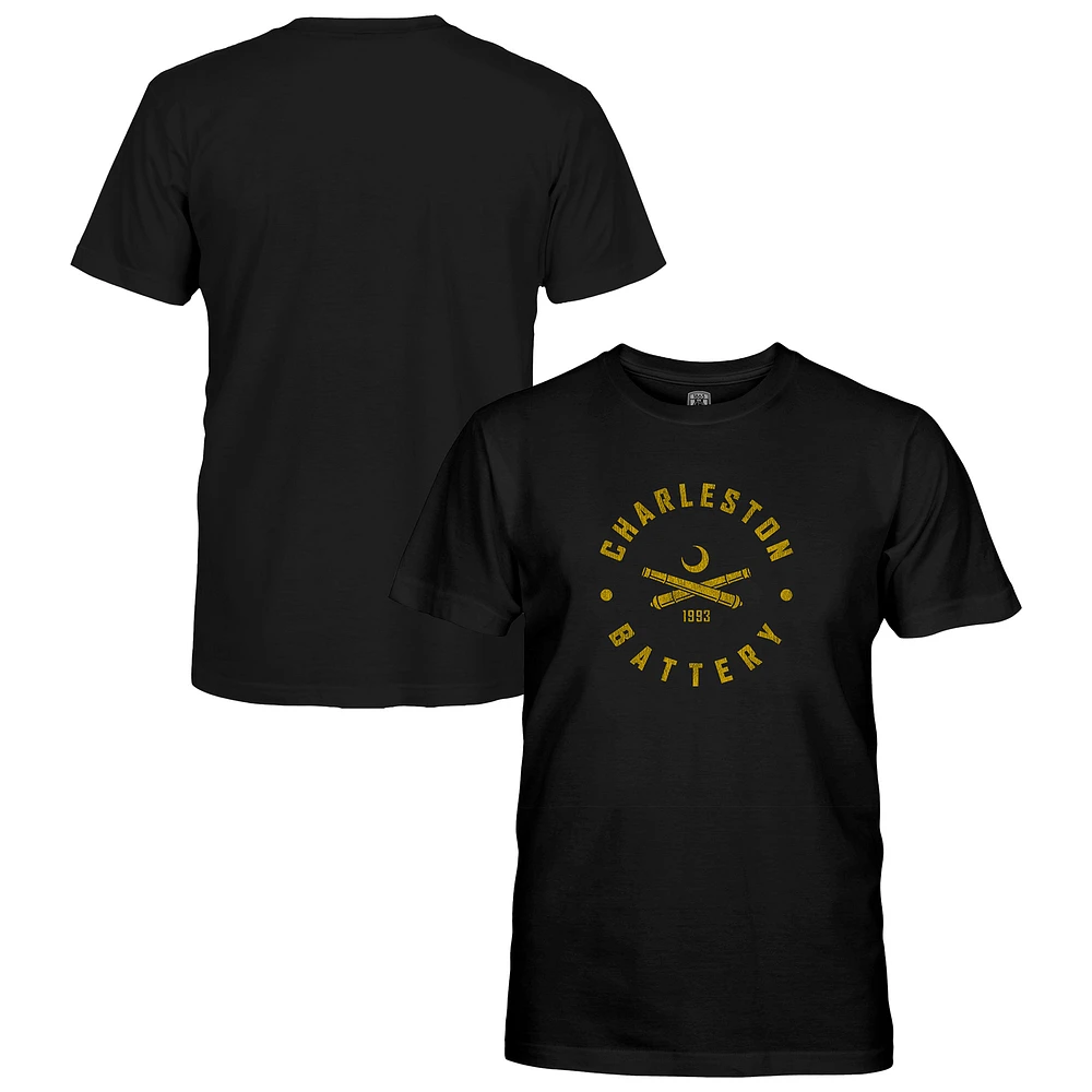 Youth 1863FC Black Charleston Battery Short Sleeve T-Shirt