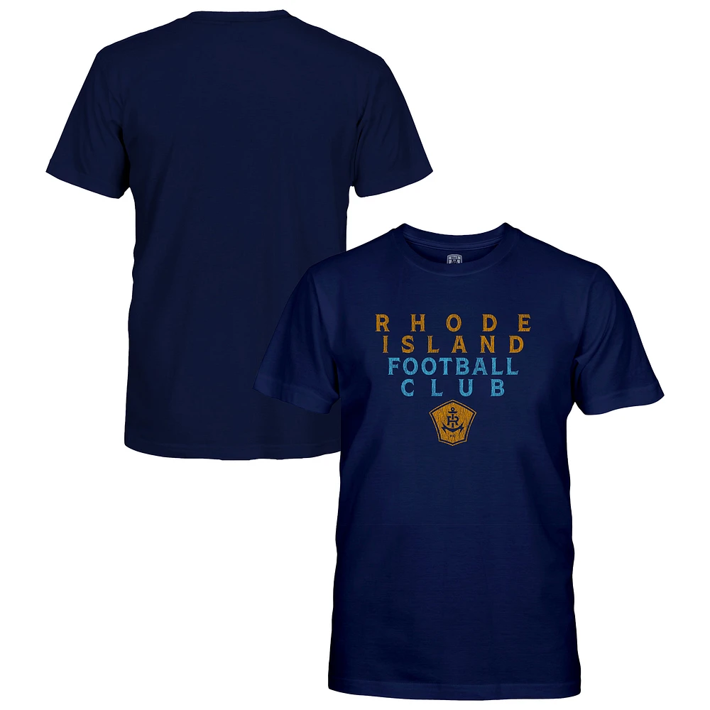 Youth 1863FC Navy Rhode Island FC Short Sleeve T-Shirt