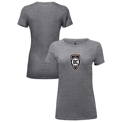Women's 1863FC Heather Gray Orange County SC Color Badge Tri-Blend T-Shirt
