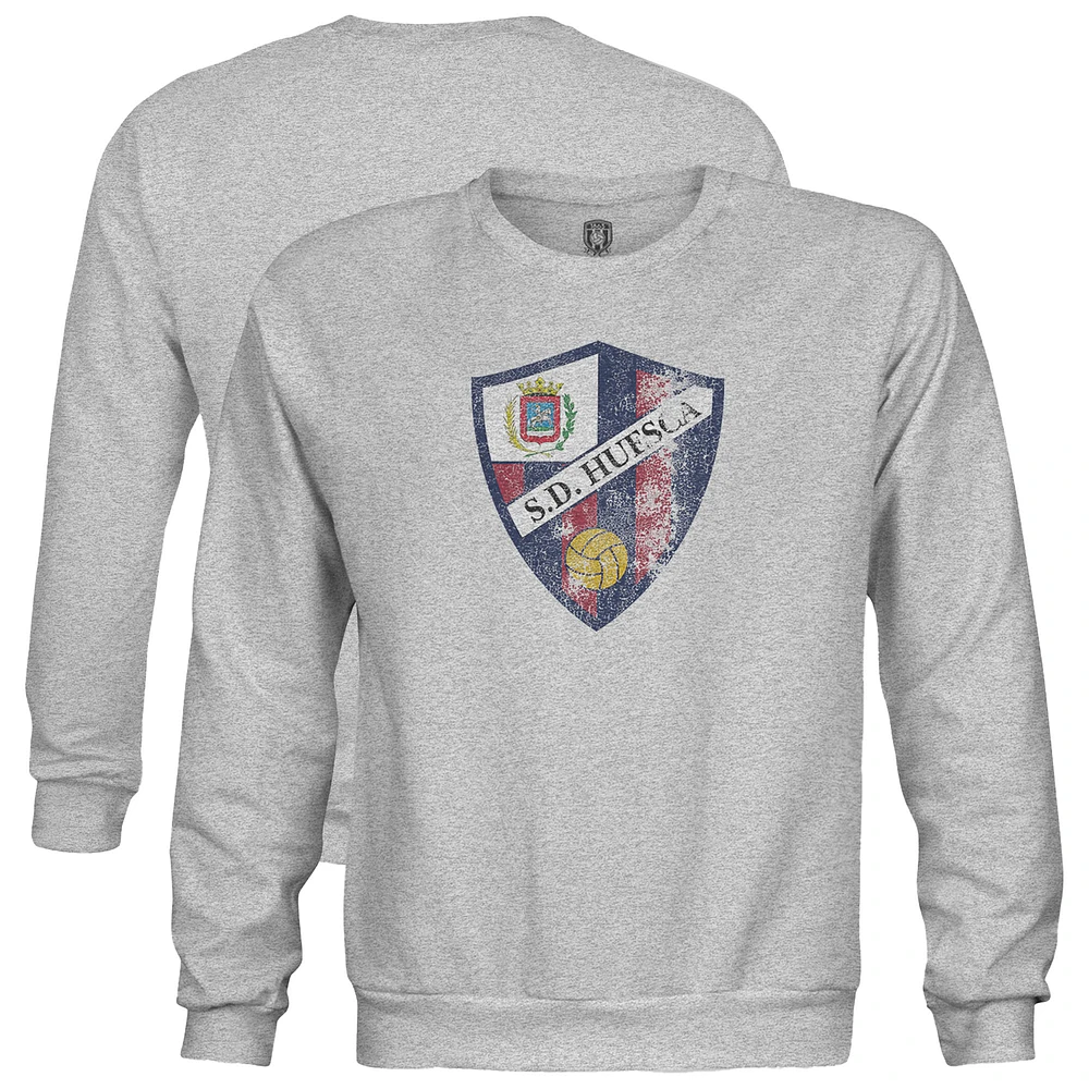 Youth 1863FC Heather Gray SD Huesca Color Badge Crewneck Sweatshirt