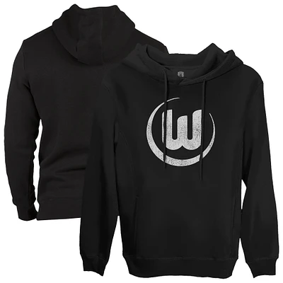 Men's 1863FC Black VfL Wolfsburg Fleece Pullover Hoodie