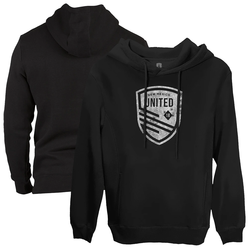 Men's 1863FC Black New Mexico United Fleece Pullover Hoodie
