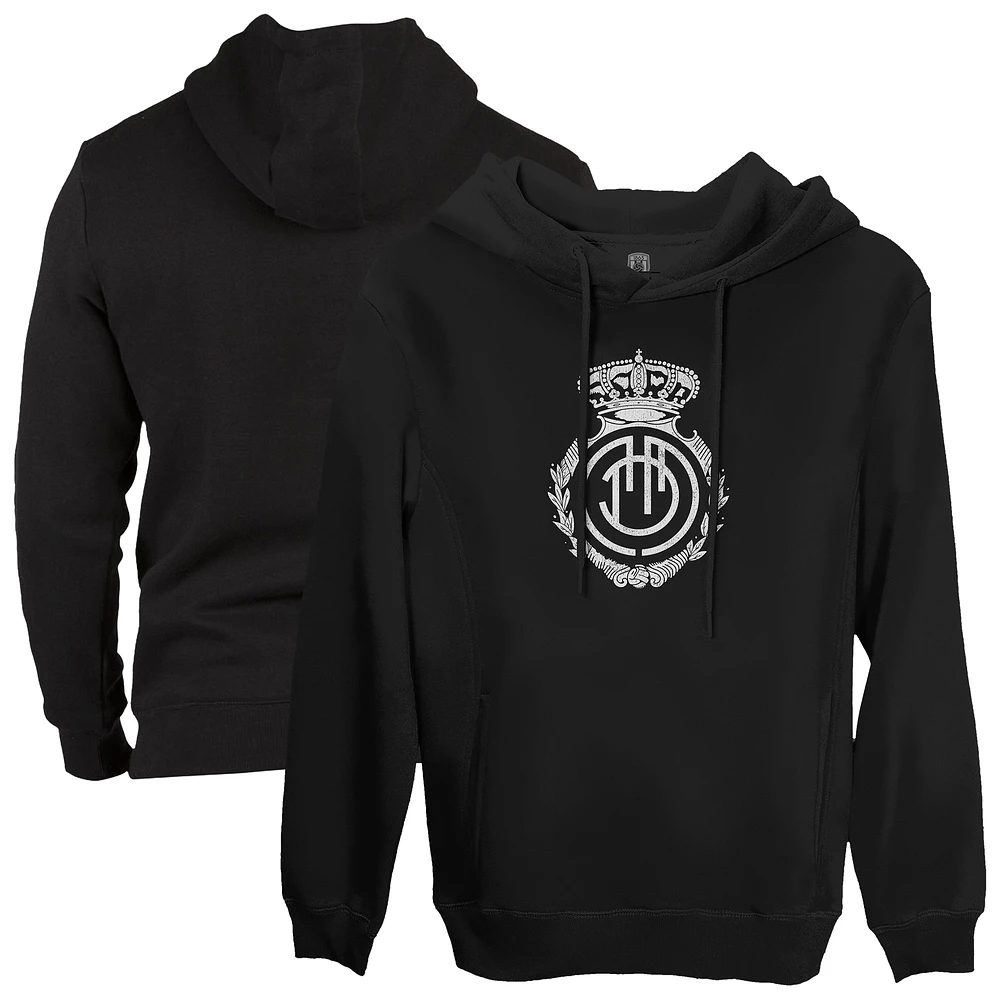 Men's 1863FC Black RCD Mallorca Fleece Pullover Hoodie