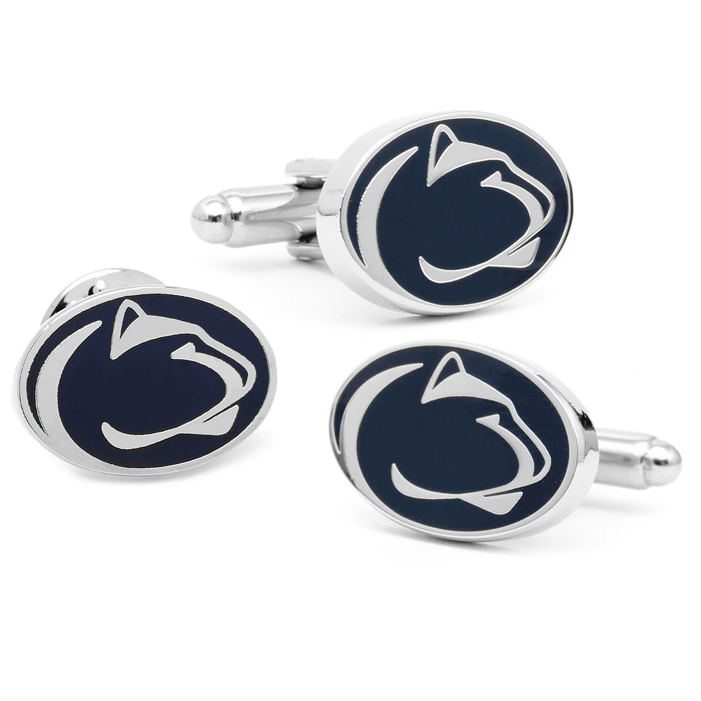 Penn State Nittany Lions Cufflinks & Lapel Pin Set