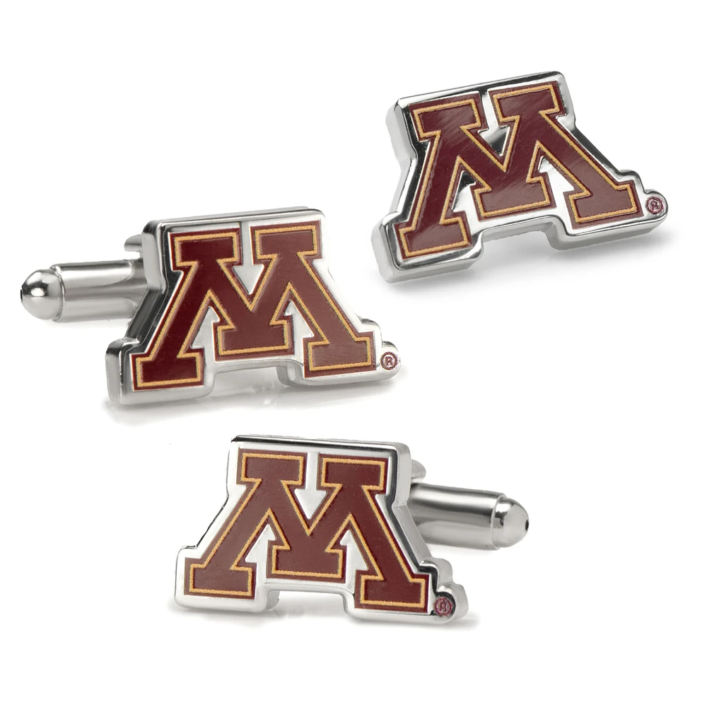 Minnesota Golden Gophers Cufflinks & Lapel Pin Set