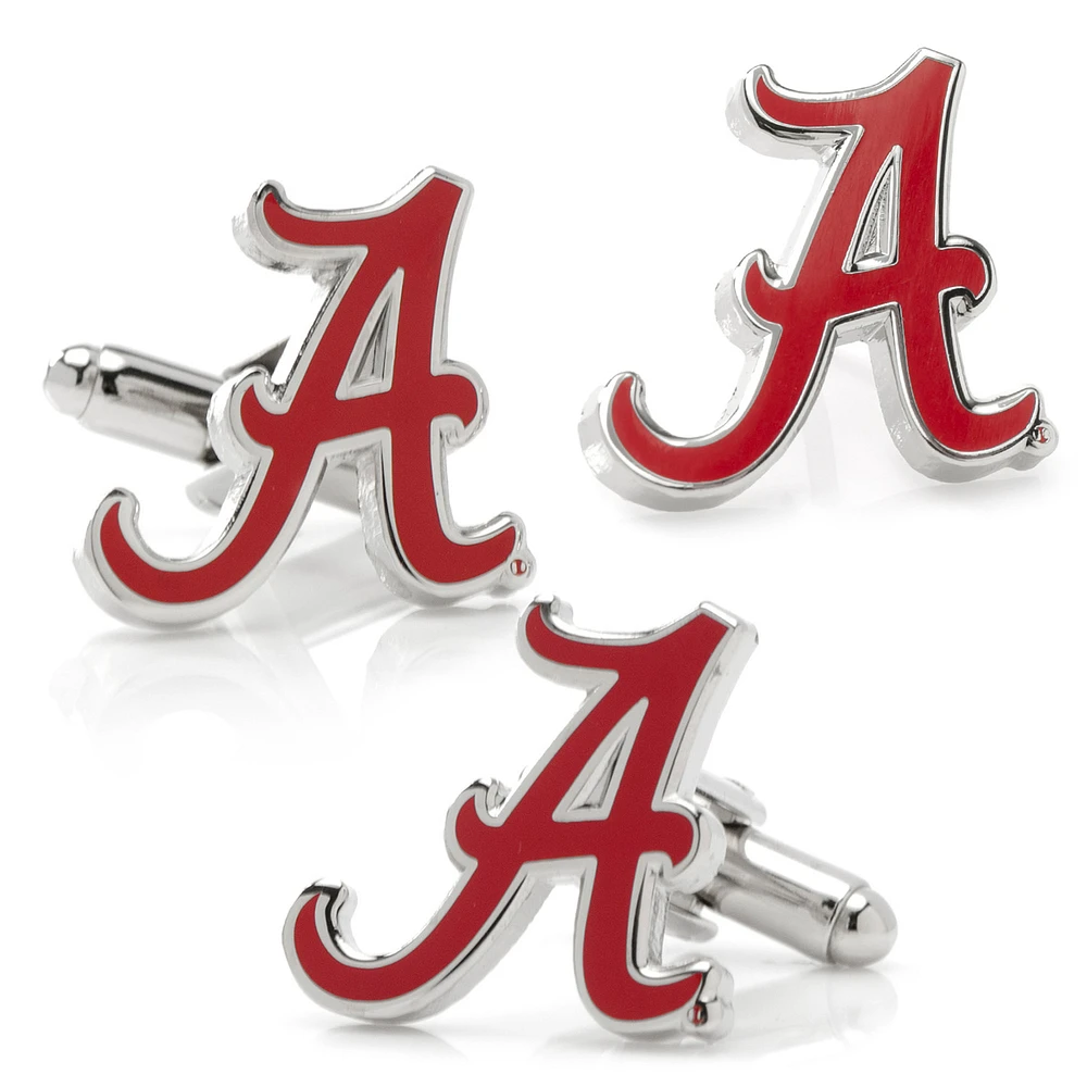 Alabama Crimson Tide Cufflinks & Lapel Pin Set