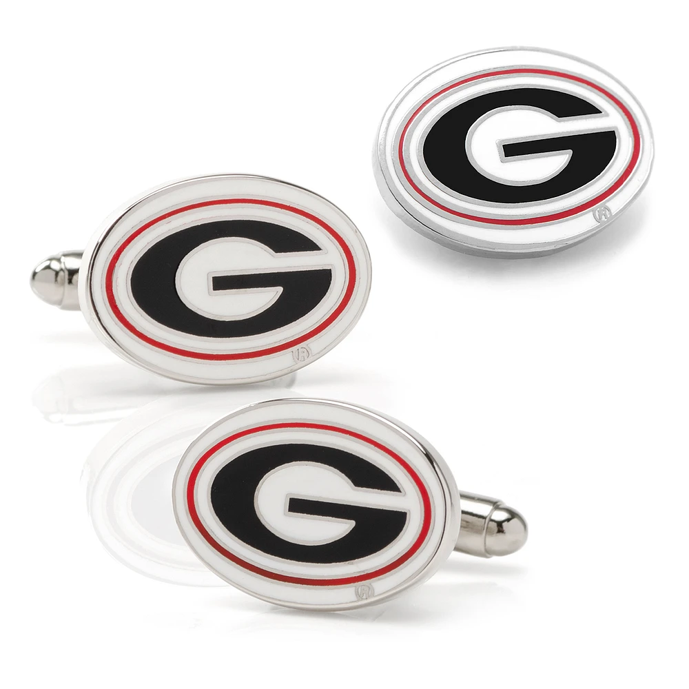 Georgia Bulldogs Cufflinks & Lapel Pin Set