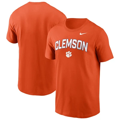 Men's Nike Orange Clemson Tigers Primetime Arch Stack T-Shirt