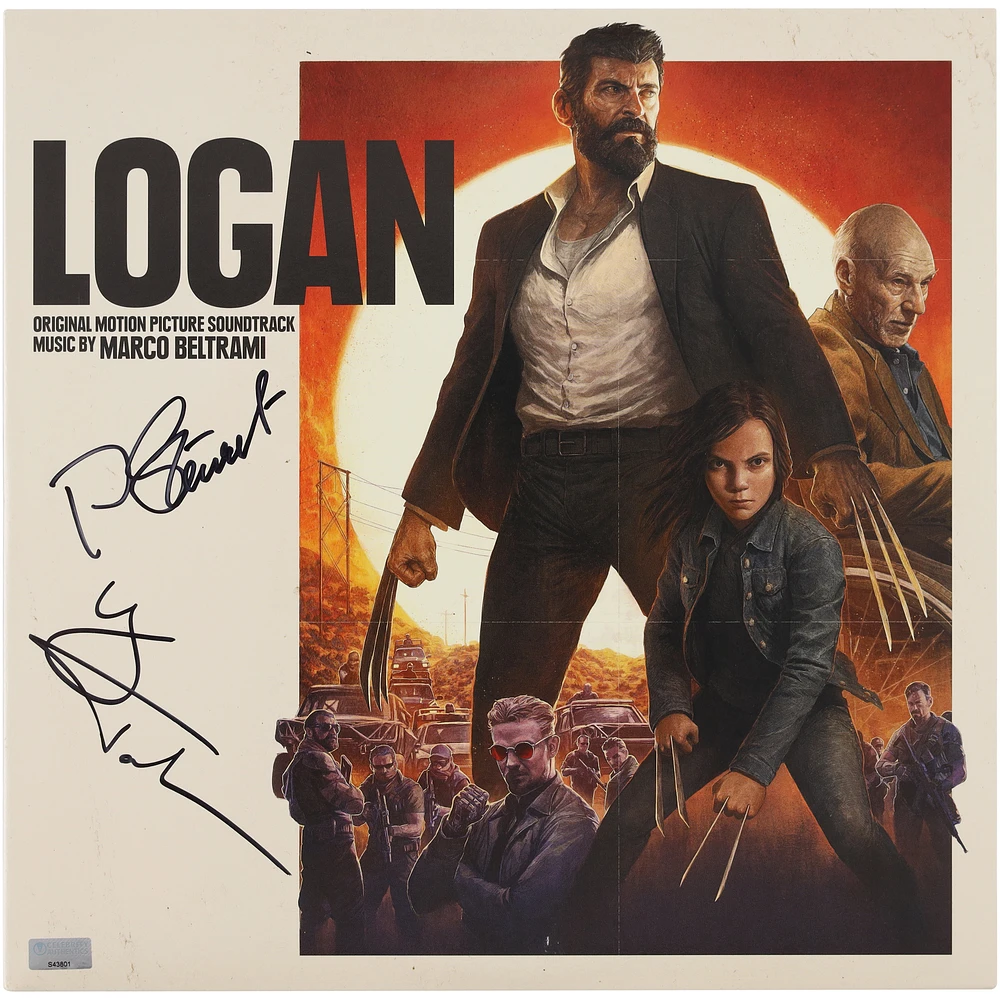 Hugh Jackman & Patrick Stewart Logan Autographed Soundtrack Vinyl Album