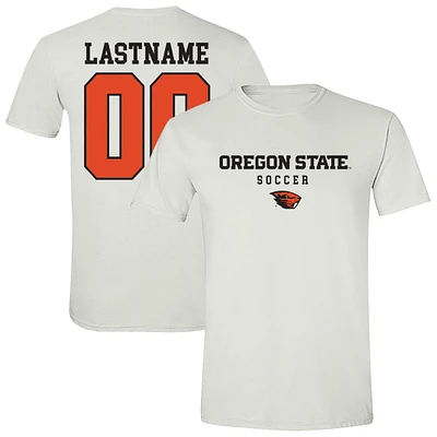 Unisex White Oregon State Beavers Collegiate Women's Soccer NIL Pick-A-Player T-Shirt