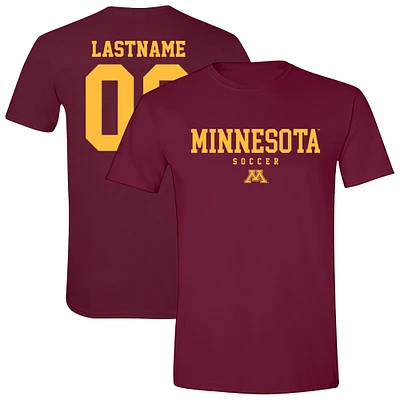Unisex  Maroon Minnesota Golden Gophers Collegiate Women's Soccer NIL Pick-A-Player T-Shirt