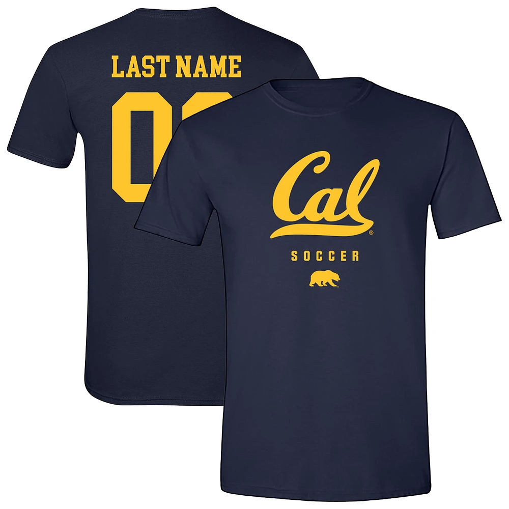 Unisex Navy Cal Bears Collegiate Women's Soccer NIL Pick-A-Player T-Shirt