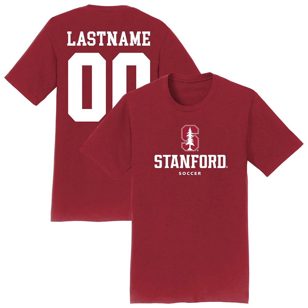 Unisex Cardinal Stanford Collegiate Women's Soccer NIL Pick-A-Player T-Shirt