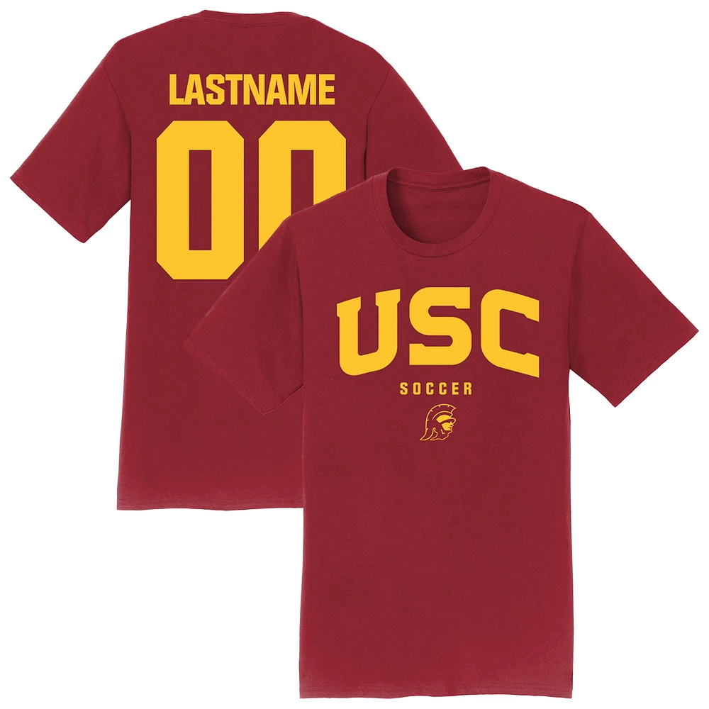 Unisex Cardinal USC Trojans Collegiate Women's Soccer NIL Pick-A-Player T-Shirt