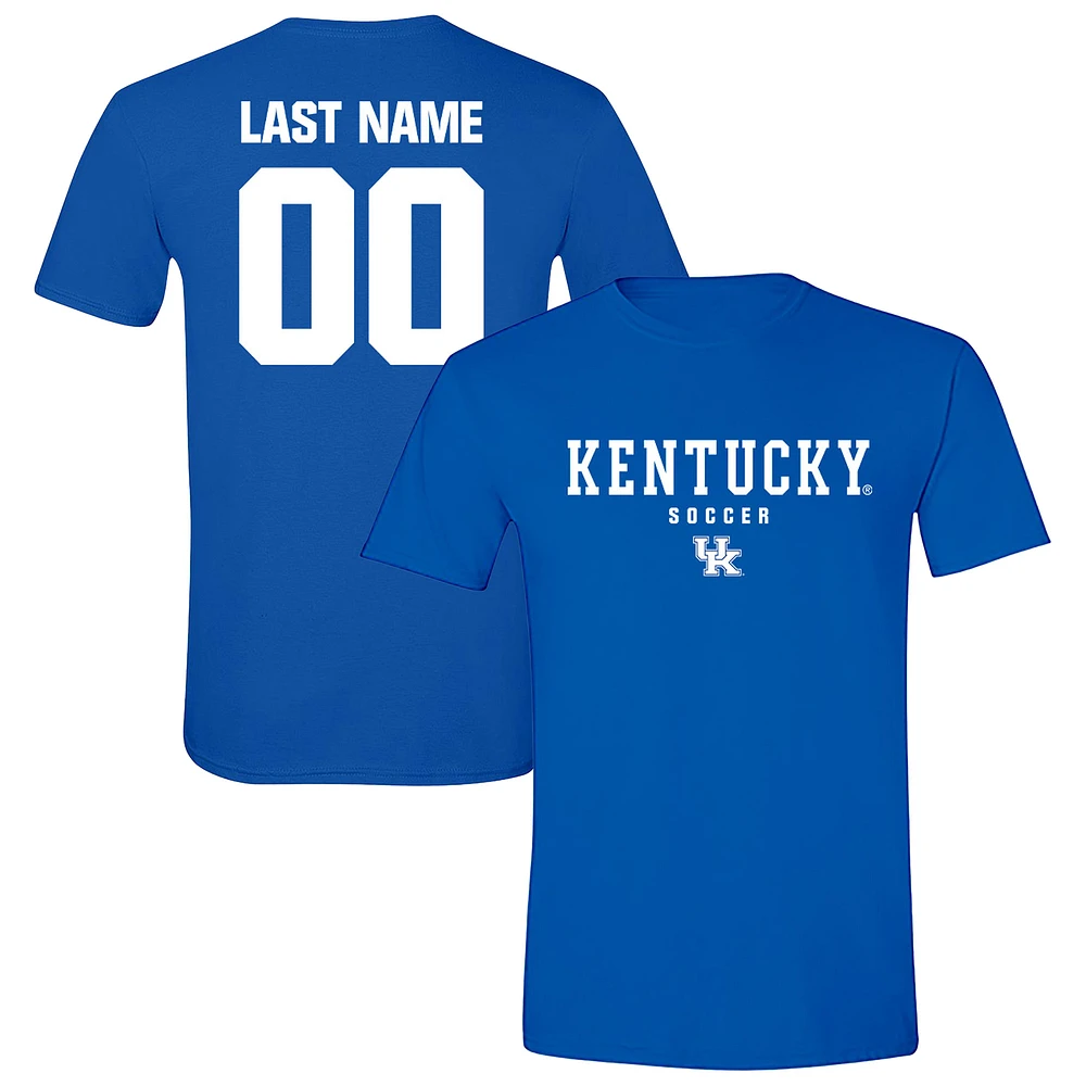 Unisex Royal Kentucky Wildcats NIL Pick-A-Player Collegiate Men's Soccer T-Shirt