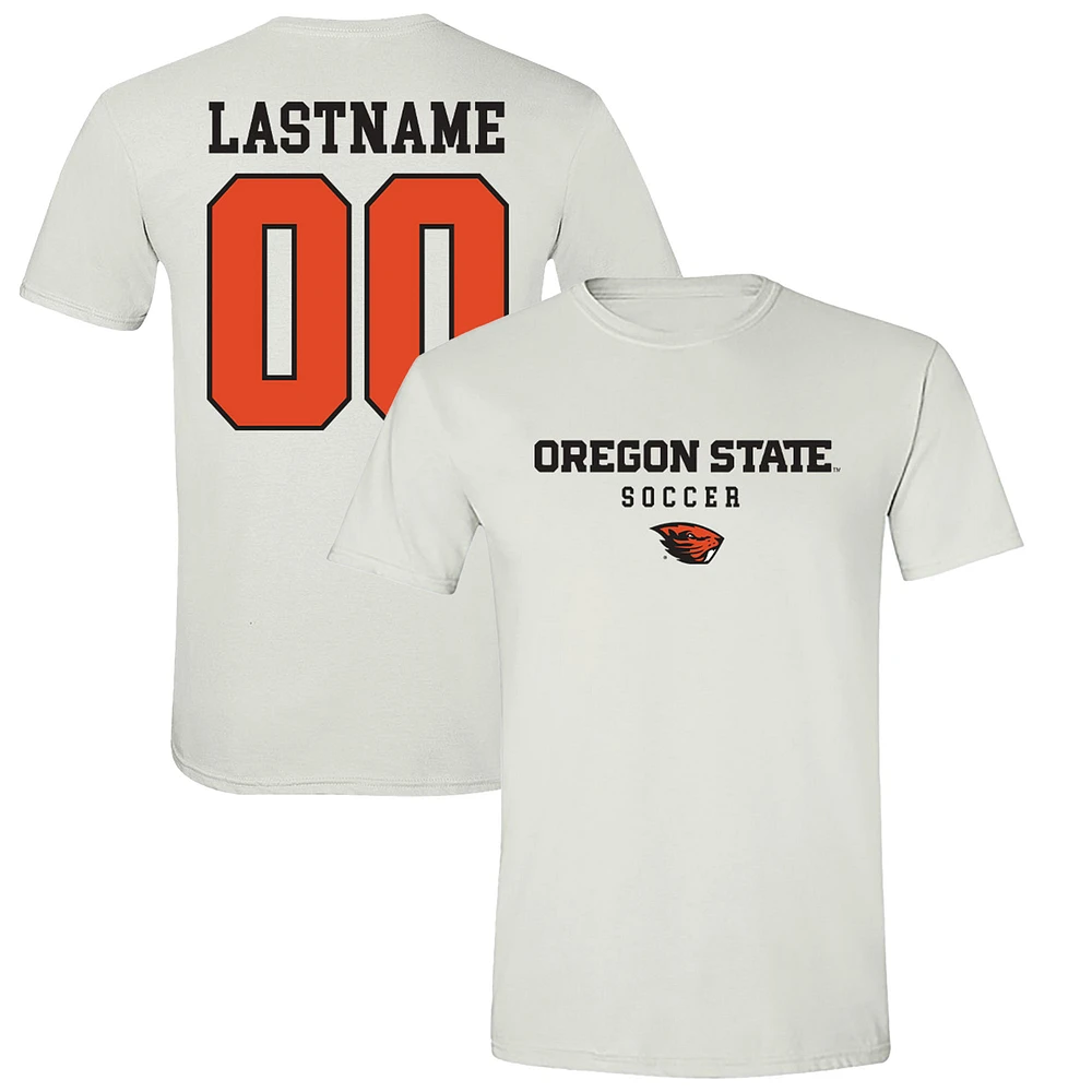 Unisex White Oregon State Beavers NIL Pick-A-Player Collegiate Men's Soccer T-Shirt