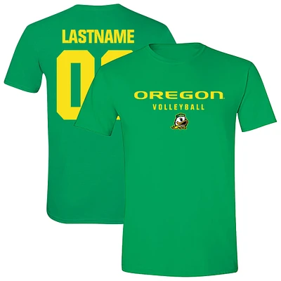 Unisex Green Oregon Ducks Women's Volleyball NIL Pick-A-Player Shirsey Short Sleeve T-Shirt
