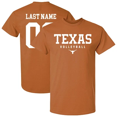 Unisex Texas Orange Longhorns Collegiate Women's Volleyball NIL Pick-A-Player T-Shirt