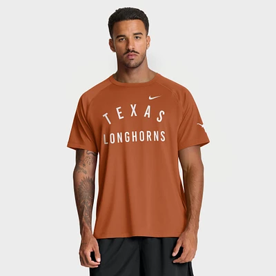 Men's Nike Texas Orange Longhorns Premium Performance Ready Raglan Dri-FIT T-Shirt