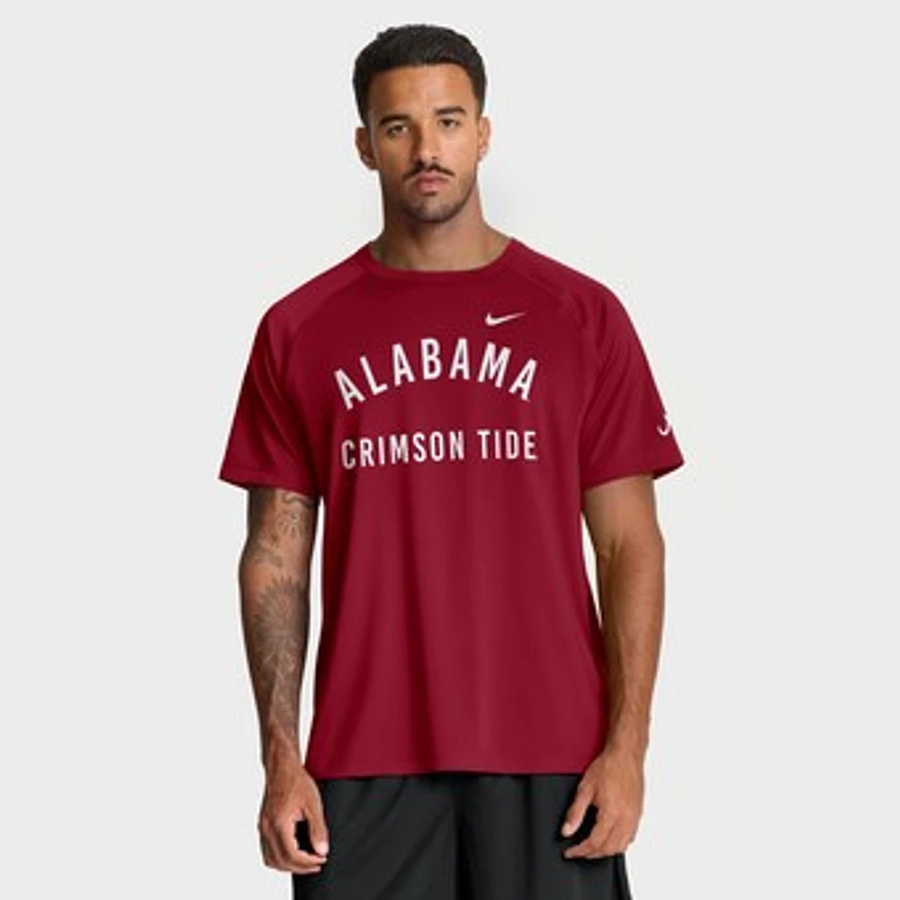 Men's Nike Crimson Alabama Tide Premium Performance Ready Raglan Dri-FIT T-Shirt