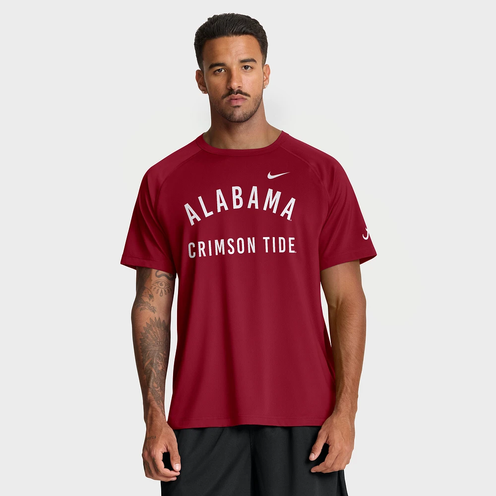 Men's Nike Crimson Alabama Tide Premium Performance Ready Raglan Dri-FIT T-Shirt