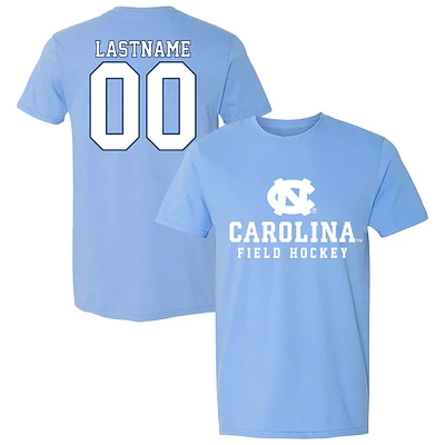 Unisex Carolina Blue North Tar Heels Collegiate Women's Field Hockey NIL Pick-A-Player T-Shirt
