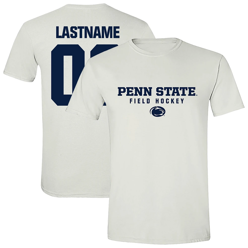 Unisex White Penn State Nittany Lions Collegiate Women's Field Hockey NIL Pick-A-Player T-Shirt