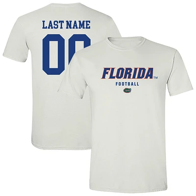 Unisex White Florida Gators Collegiate Football NIL Pick-A-Player T-Shirt