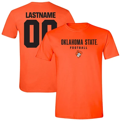 Unisex Orange Oklahoma State Cowboys Collegiate Football NIL Pick-A-Player T-Shirt