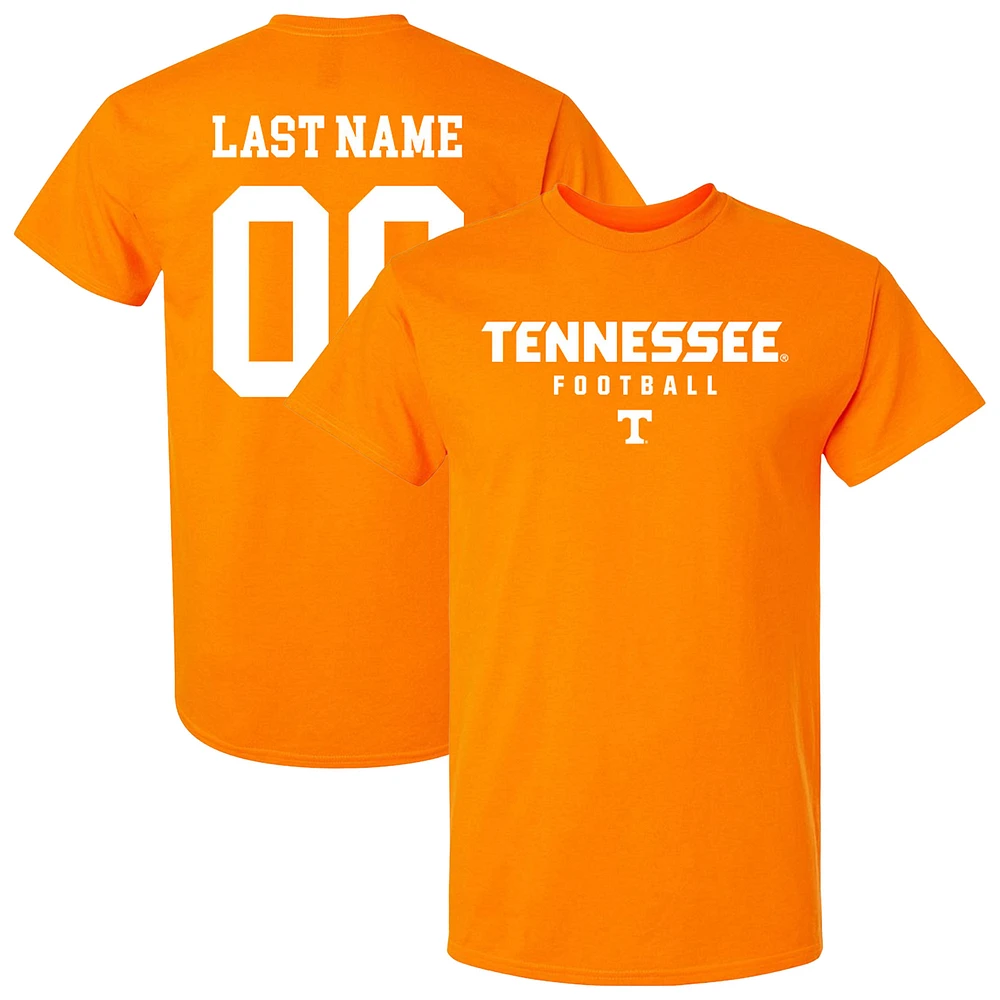 Unisex Tennessee Orange Volunteers Collegiate Football NIL Pick-A-Player T-Shirt