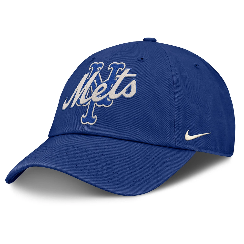 Men's Nike Royal New York Mets Statement Club Adjustable Hat