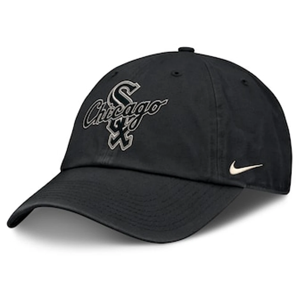 Men's Nike Black Chicago White Sox Statement Club Adjustable Hat