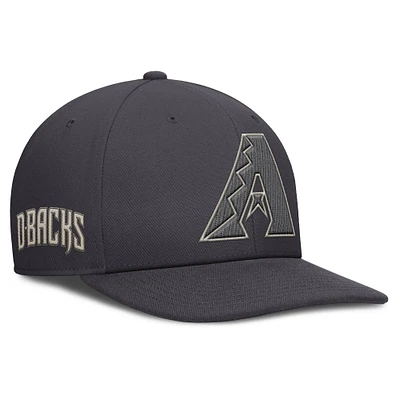 Men's Nike Anthracite Arizona Diamondbacks Statement Pro Snapback Hat