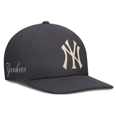 Men's Nike Anthracite New York Yankees Statement Pro Snapback Hat